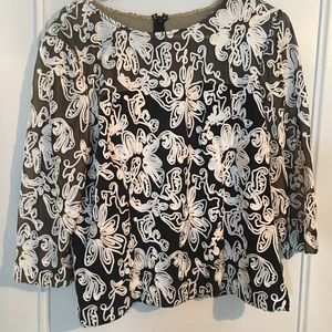 Alex evenings Large top